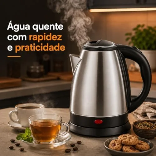 Chaleira Elétrica Inox 1,8 Litro (220v)