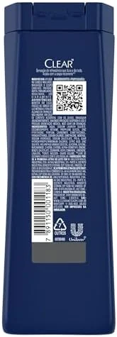Clear Shampoo Men Anticaspa Ice Cool Menthol 400Ml