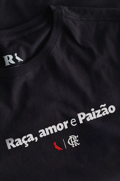 Camiseta Raca Amor E Paixao