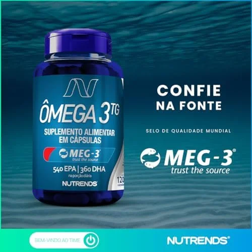Nutrends Ômega 3 Epa/Dha 1000Mg 120 Cápsulas