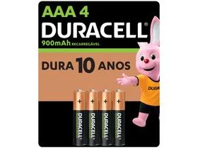 Pilha recarregável AAA 900mAh Elgin com 4 unidades Palito