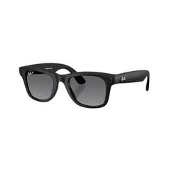 Óculos de Sol Ray-Ban Meta Wayfarer Gen 2 RW4012 Preto Fosco / Grafite Degradê Polarizado Unissex - RAY BAN META