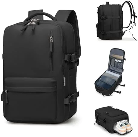 Romantic Crown Mochila Feminino Masculino Viagem Expansível para Notebook