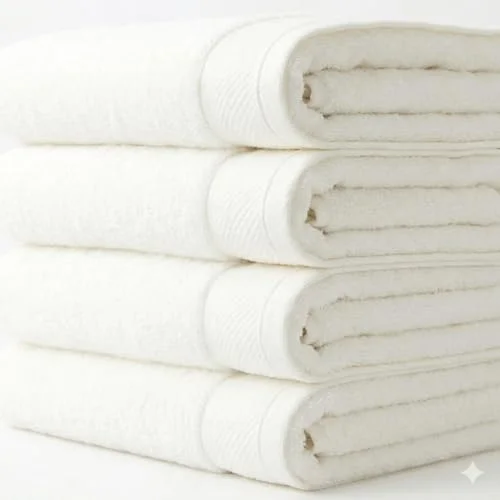 4 Toalhas De Banho Gigante Gramatura 500 G/m² Grossa Felpuda Eleganz (Branco)