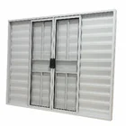 Veneziana 6 Folhas Aluminio Branco 1,00x1,50
