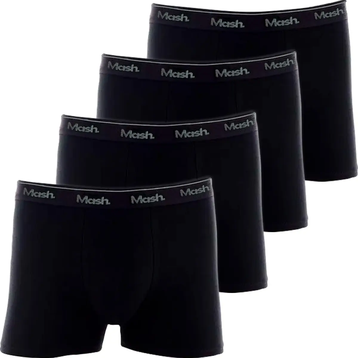 Kit 4 Cuecas Mash Boxer Box Algodão Cotton Original