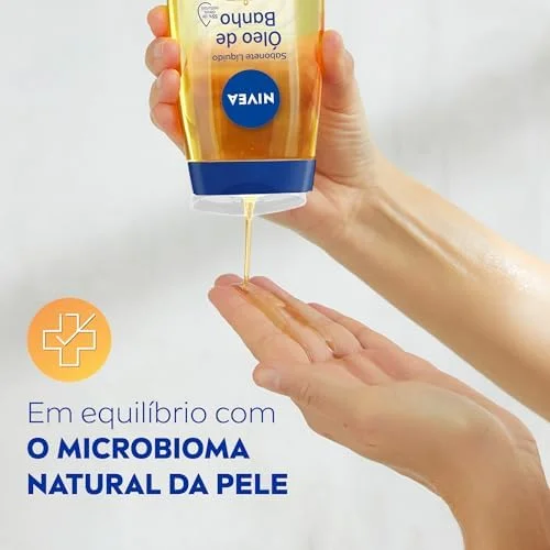 NIVEA KIT Sabonete Líquido Óleo de Banho 200ml - 2 Unidades