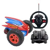 Veiculo - Stunt Car - Homem Aranha - Rc 7 Func Gravitaciolnal- Bateria Recarregavel - Candide