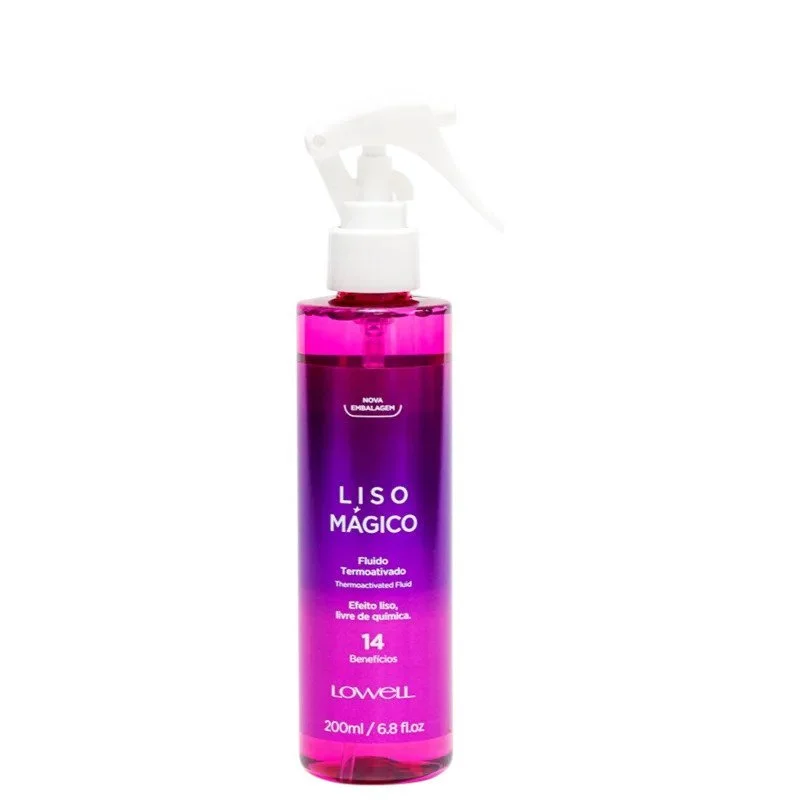 Fluido Termoativado Lowell Liso Mágico 200ml