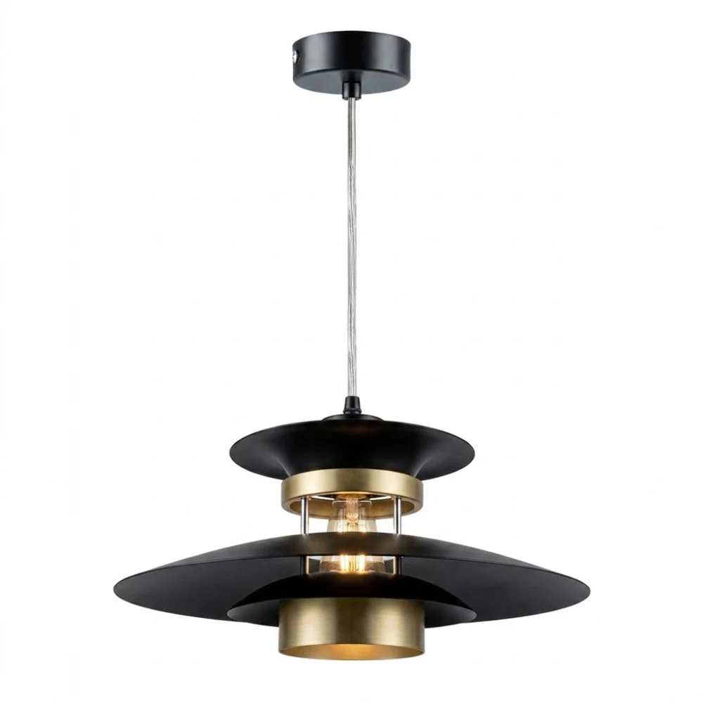 Pendente Grandia Preto 38Cm E27