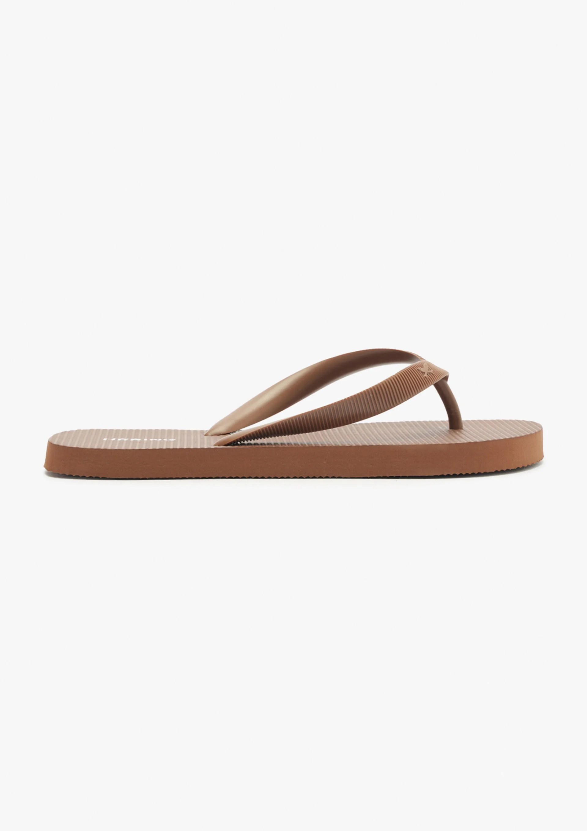 Chinelo de Dedo Feminino Fosco - Marrom