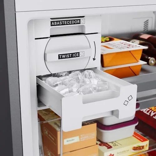 Geladeira Brastemp BRO85MK 559L Frost Free French Door Portas Inox  - 110V