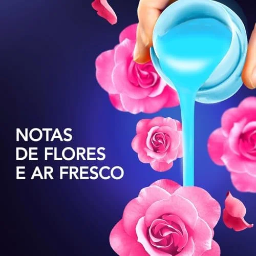 Downy Amaciante Concentrado Brisa de Verão 3L, Rende 12L, Perfume com Notas de Flores e Ar fresco