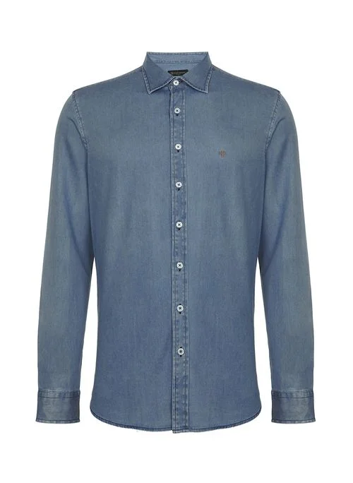 Camisa Jeans Comfort Fit Masculina Individual