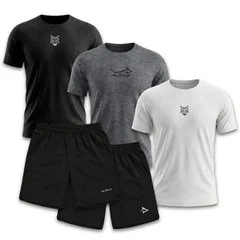 Kit 5 Peças Dry Masculinas Treino Academia Alpha