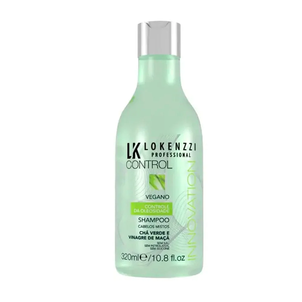 Shampoo Lokenzzi Vegano Para Cabelos Mistos 320ml