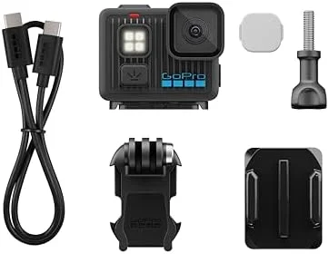 GoPro LIT HERO - Câmera de Ação Compacta 4K60 Ultra HD com Luz Integrada