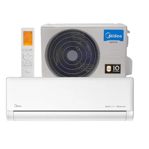 Ar-Condicionado Split Hi Wall Inverter Midea AI Ecomaster 9000 BTUs Frio 220V Branco