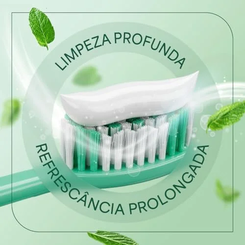 BONI NATURAL - Creme Dental com óleos naturais de Menta e Melaleuca Vegano e Natural, Sem Flúor, Sem Triclosan, 90g