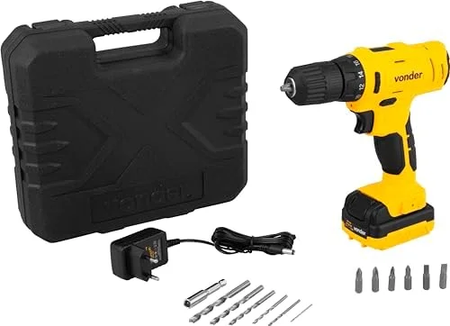 Vonder, Parafusadeira/Furadeira A Bateria, 12 V, Fonte de Carregamento