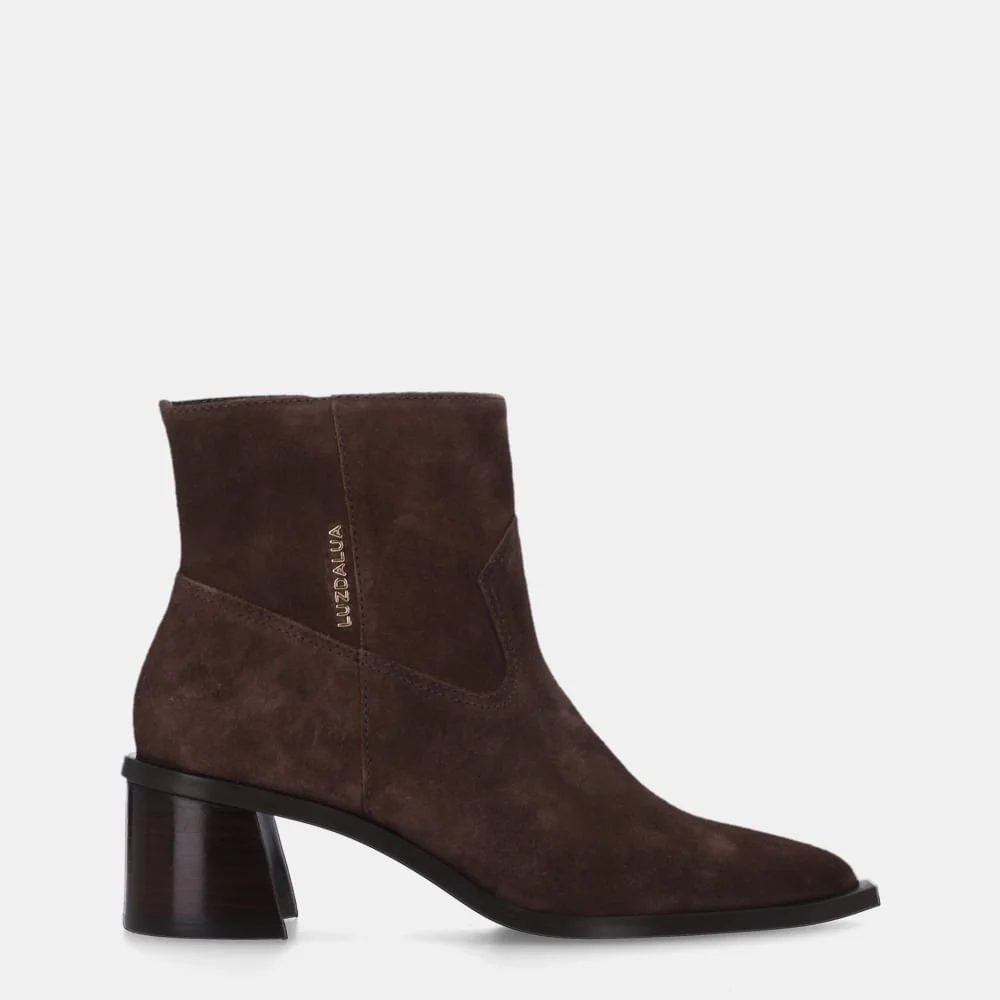 Bota Cano Curto Camurça Cacau - 80750001