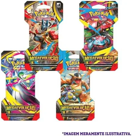 Pokémon TCG, Blister Unitário com 6 Cartas, MegaExpansão ME01