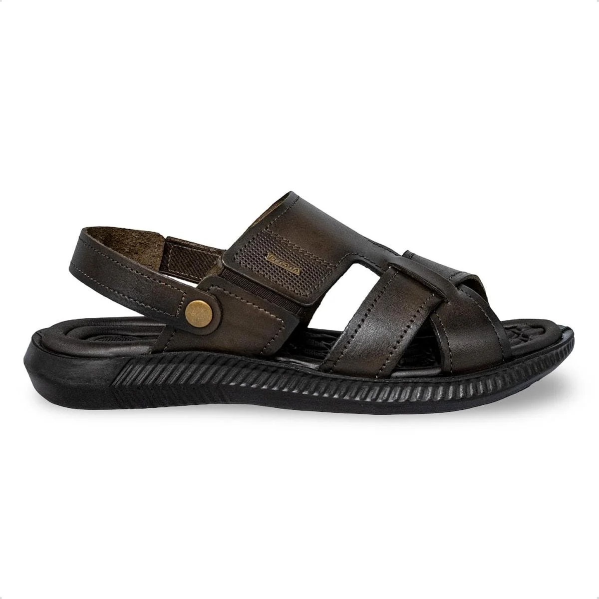 Sandália Pegada Masculina Em Couro 2 em 1 133162