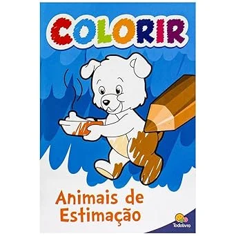 Animais de estimacao para colorir