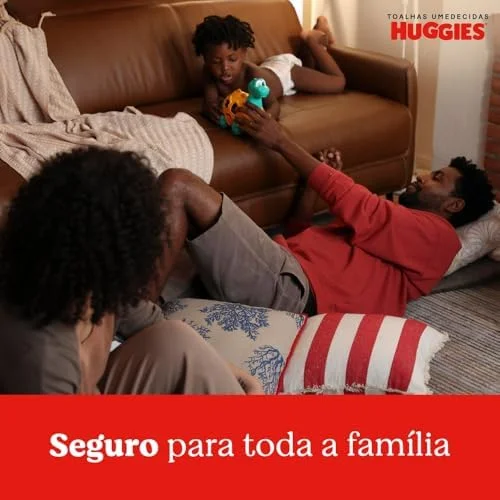 Lenços Umedecidos Huggies Rosto e Corpo Limpeza 4 x 48 Un