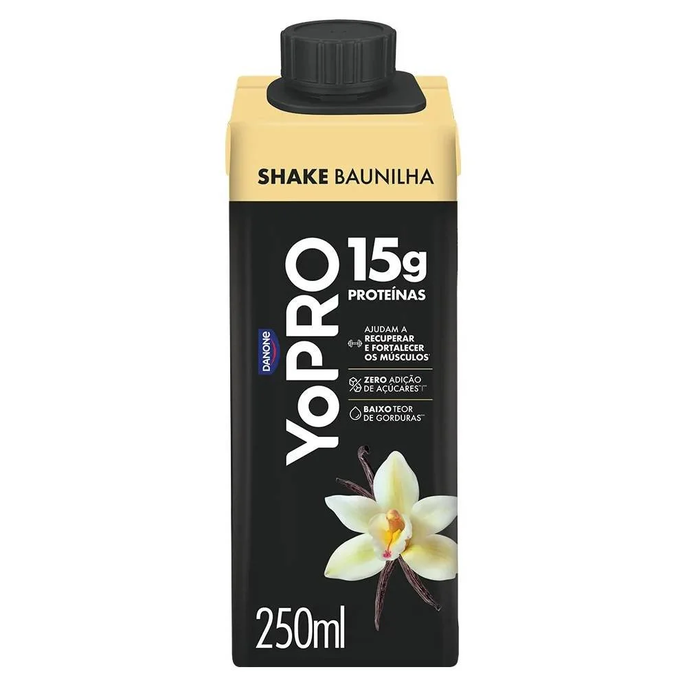 Yopro Bebida Láctea Uht Baunilha 15g De Proteínas 250ml
