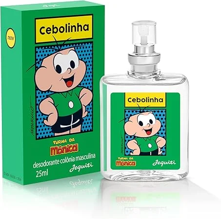 Colônia desodorante masculino teen Cebolinha Turma da Mônica 25ml em spray Jequiti