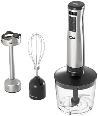 WAP Mixer Elétrico 3 em 1 com Processador, Miniprocessador e Batedor de Clara em Inox Prosdócimo WM1 1000W 220V