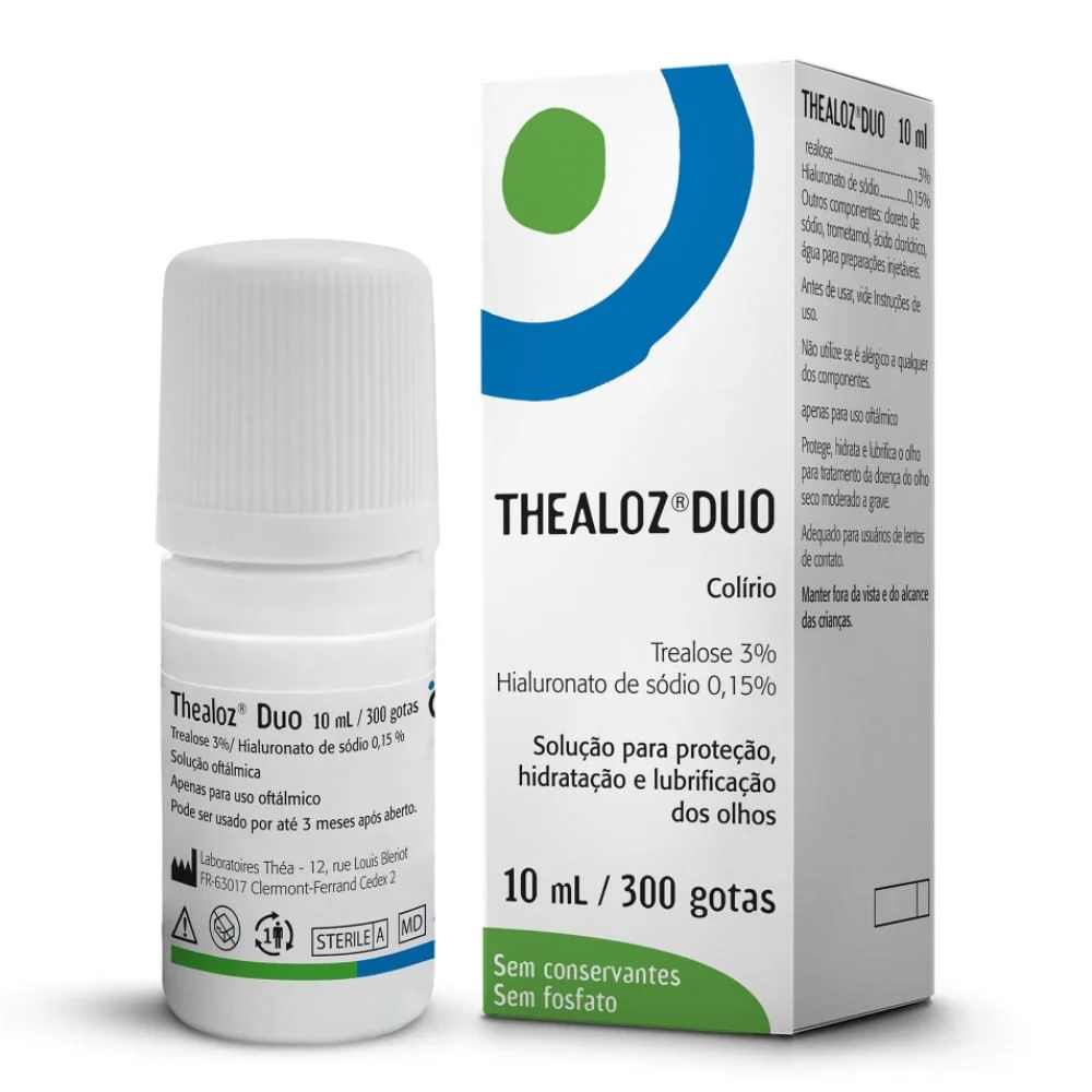 Thealoz Duo União Química Solução Oftálmica 10ml