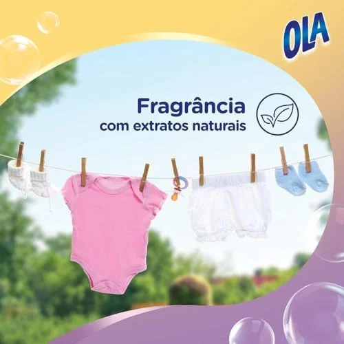 Sabão Líquido Ola Bebê para Roupas Finas e Delicadas 3,8l