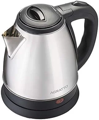 Agratto 784 - Chaleira Eletrica Inox, 220v, 1,8 Litro, Preto/inox