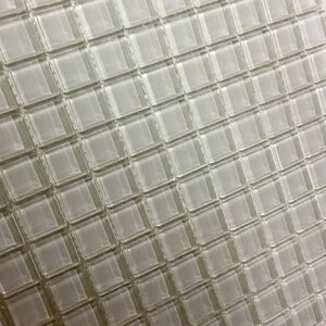Foto de Pastilha De Vidro Lisa 30cmx30cm La Bella Griffe White