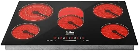 Cooktop Elétrico Philco PCT55VC Vitrocerâmico 8400W