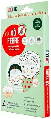 Likluc Xô Febre - compressas refrescantes para alivio da febre, Azul Oceano, Tamanho Único