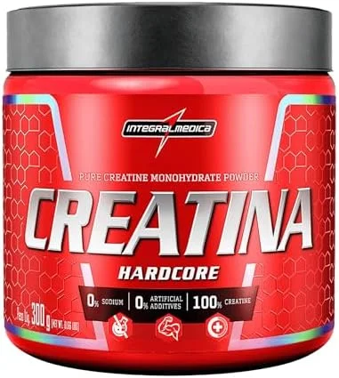 Integralmedica - Creatina em Pó Hardcore 100% Pura e Monohidratada - 300g