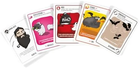 Asmodee, Exploding Kittens Para A Galera, Jogo de Cartas para Amigos, 2 a 10 jogadores, Idade 8+ anos, Partidas de até 15 minutos