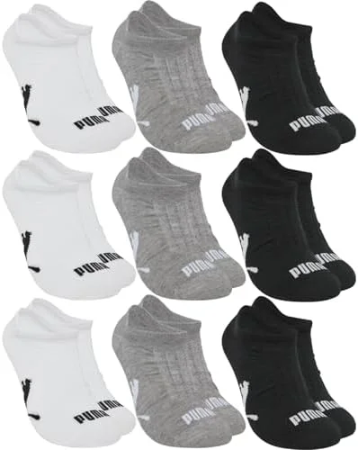 Kit 9 Pares Meia Puma Invisível Soquete Sapatilha Respirável Original