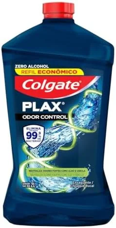 Colgate Plax Odor Control Enxaguante Bucal Sem Álcool, 2L
