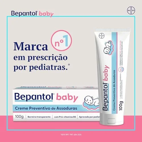 Bepantol Baby Pomada Assadura Bebe, Hipoalergênica, 100g