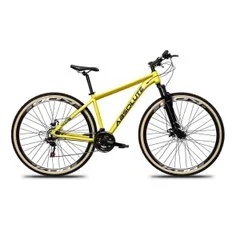 Bicicleta Aro 29 Absolute Nero 5 Alumínio 24v Freio a Disco Susp. Dianteira 60mm Pneus com Faixa
