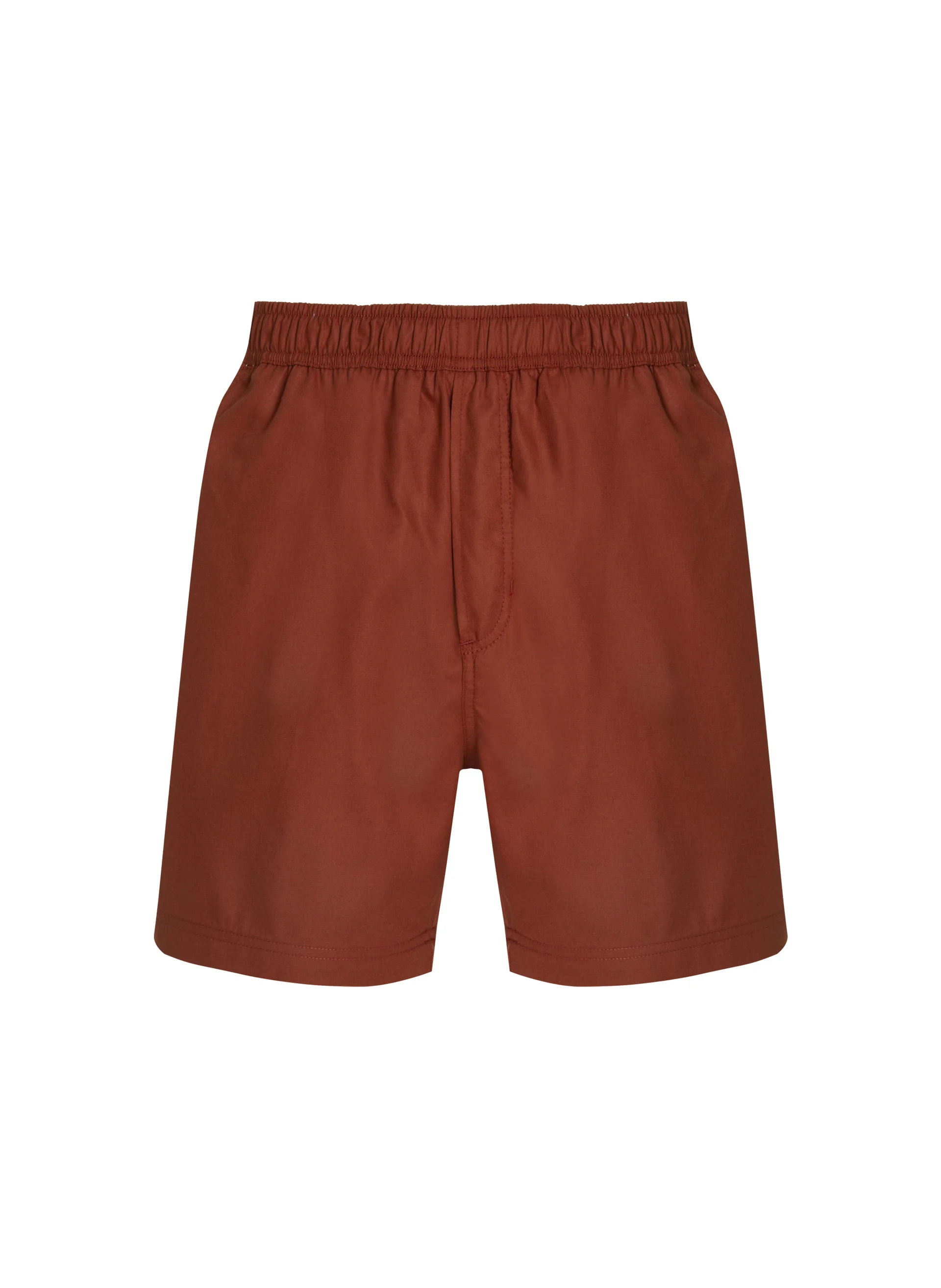 Shorts Sarja Boxer Liso Com Friso Masculino Individual