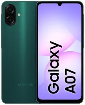 Celular Samsung Galaxy A07 256GB, 8GB, Câm. 50MP, Tela 6.7"- Verde