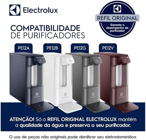 Electrolux Filtro de Água Refil Original Acqua Pure para Purificador PE12, Refil Duração 6 Meses ou 3000L