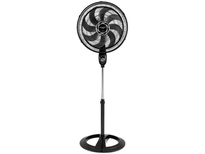 Ventilador de Coluna Silencioso Mondial Turbo NVT-40C-8P-B 40cm 8 Pás 220V Preto e Prata