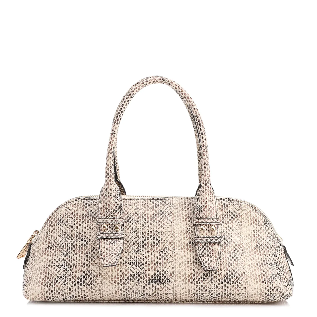 Bolsa De Mão Pequena Alt Python Off White